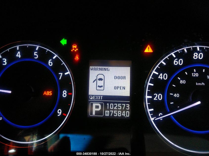 2013 INFINITI G37 COUPE IPL JN1CV6EK8DM922884