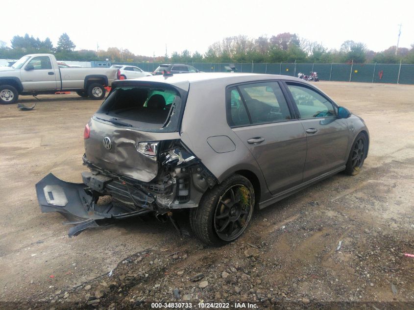 2016 VOLKSWAGEN GOLF R WVWUF7AU7GW198254