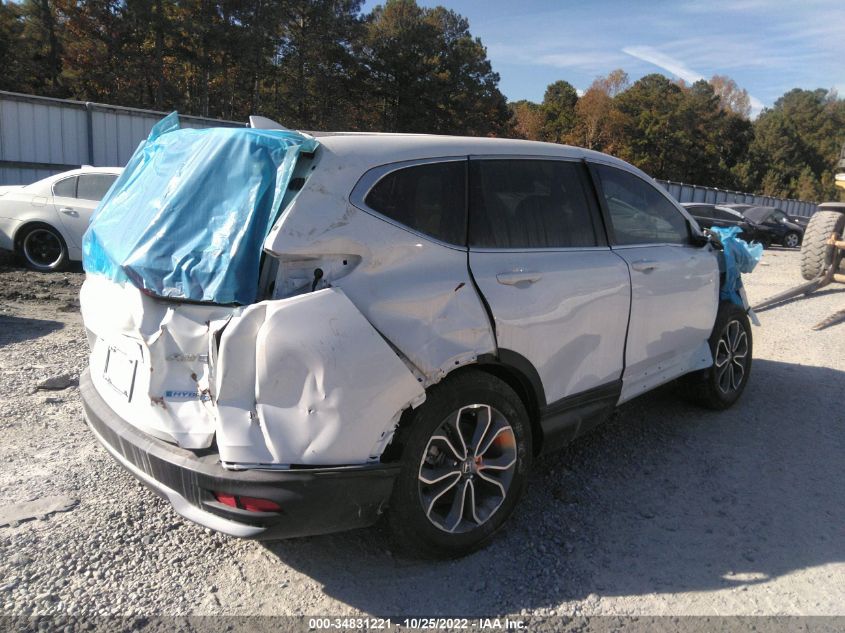 2022 HONDA CR-V HYBRID EX-L - 5J6RT6H87NL004459