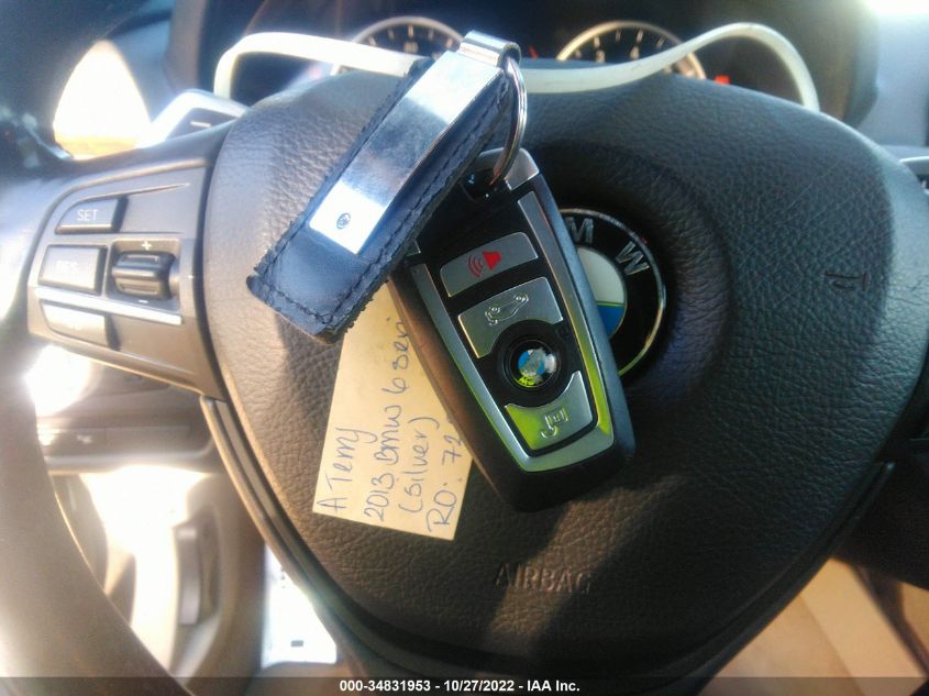 2013 BMW 6 SERIES 640I - WBA6A0C54DDF14236