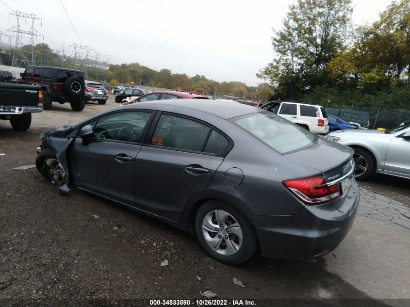 2013 HONDA CIVIC SDN LX 19XFB2F56DE284279