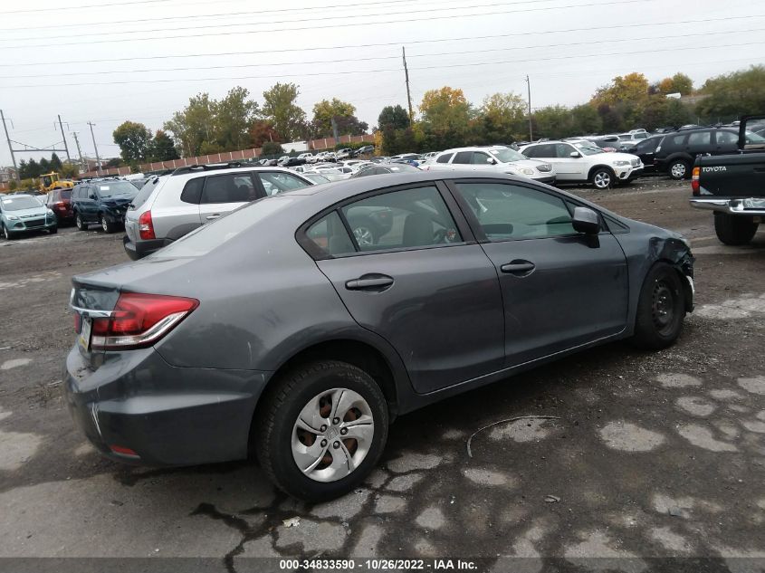 2013 HONDA CIVIC SDN LX 19XFB2F56DE284279