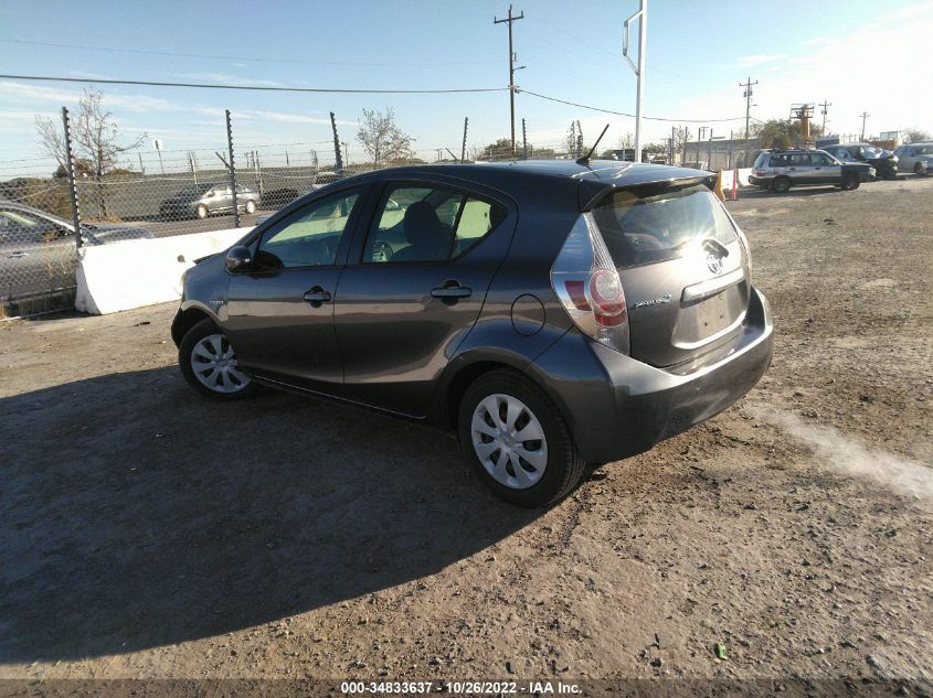 2014 TOYOTA PRIUS C ONE/THREE/TWO/FOUR JTDKDTB35E1063716
