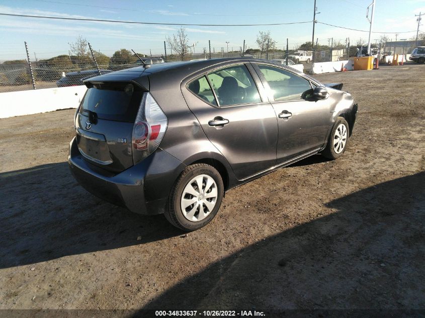 2014 TOYOTA PRIUS C ONE/THREE/TWO/FOUR JTDKDTB35E1063716