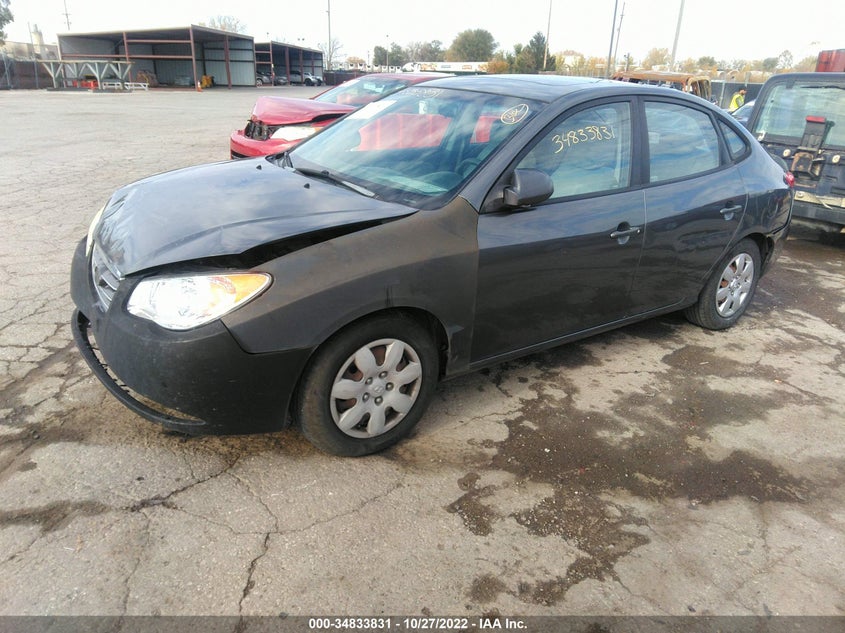 2008 HYUNDAI ELANTRA VIN: KMHDU46DX8U374753