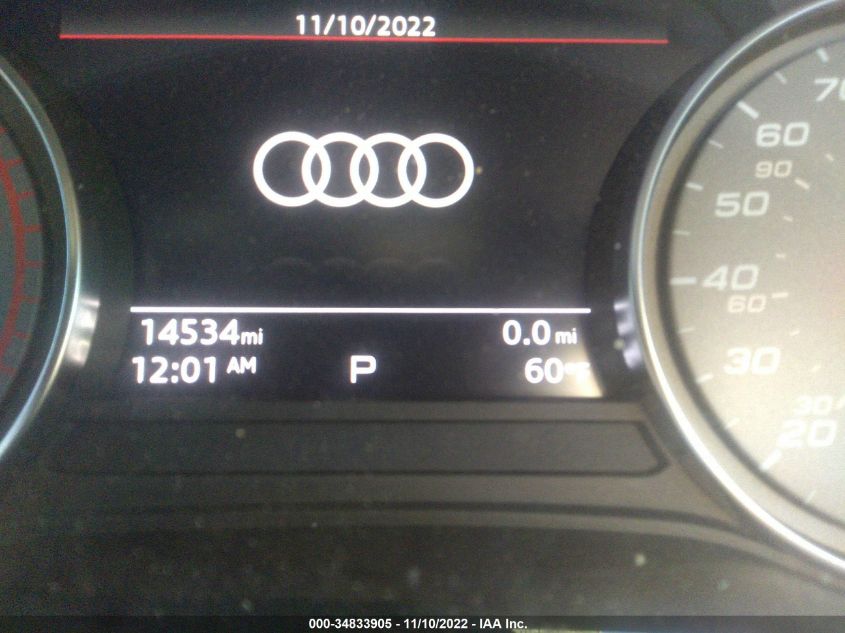 2021 AUDI S5 SPORTBACK PREMIUM WAUA4CF50MA037365