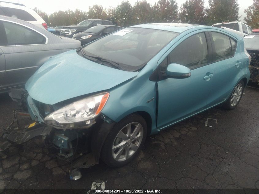 2013 TOYOTA PRIUS C ONE/TWO/THREE/FOUR JTDKDTB31D1057474