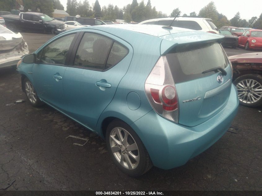 2013 TOYOTA PRIUS C ONE/TWO/THREE/FOUR JTDKDTB31D1057474