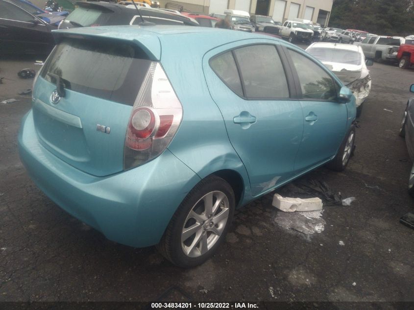 2013 TOYOTA PRIUS C ONE/TWO/THREE/FOUR JTDKDTB31D1057474