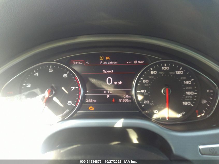 2015 AUDI A8 3.0T WAUJGAFD6FN012937