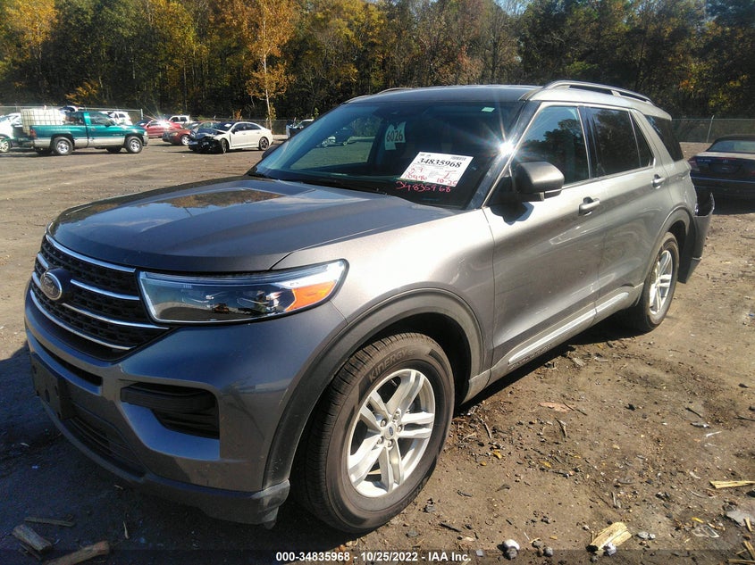 VIN 1FMSK7DHXNGA76573 2022 FORD EXPLORER XLT