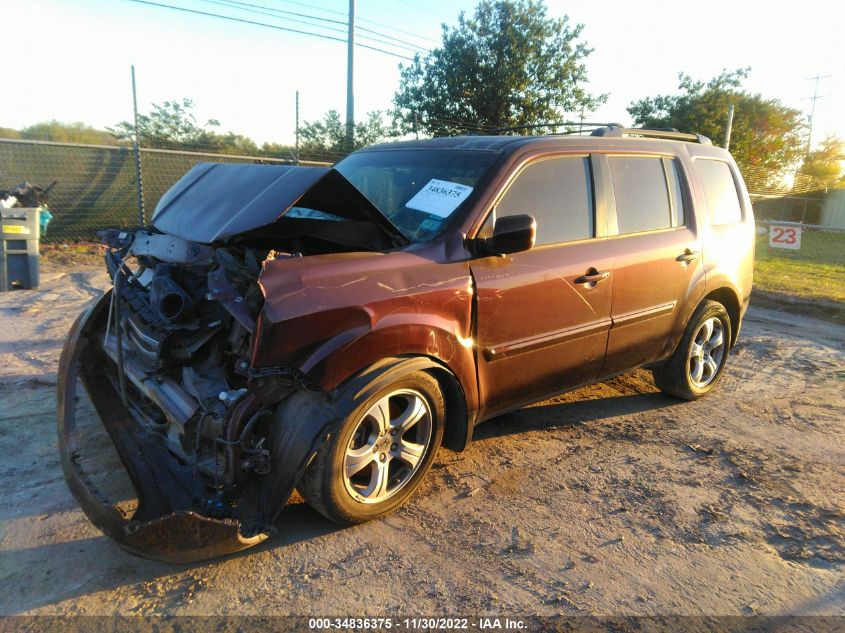 2014 HONDA PILOT EX-L 5FNYF3H56EB027280