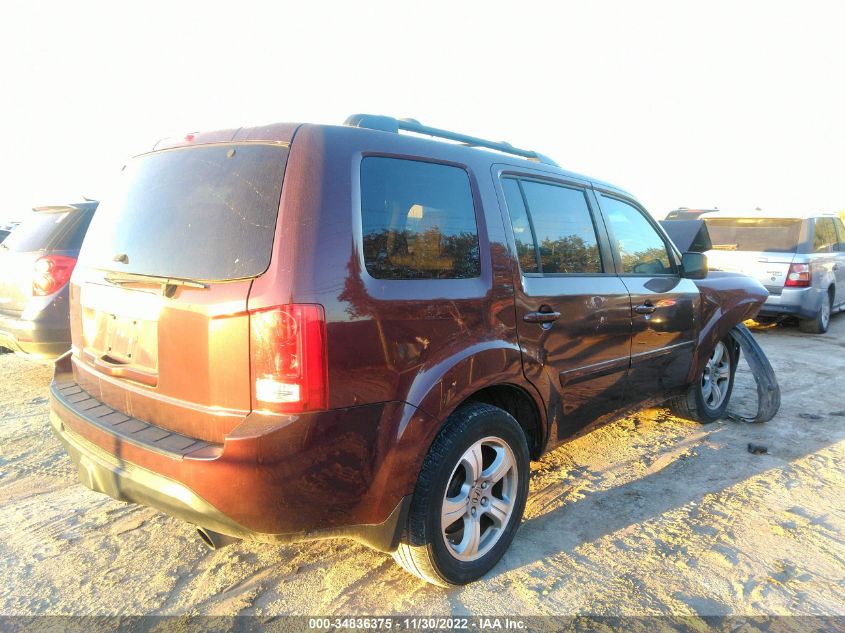 2014 HONDA PILOT EX-L 5FNYF3H56EB027280