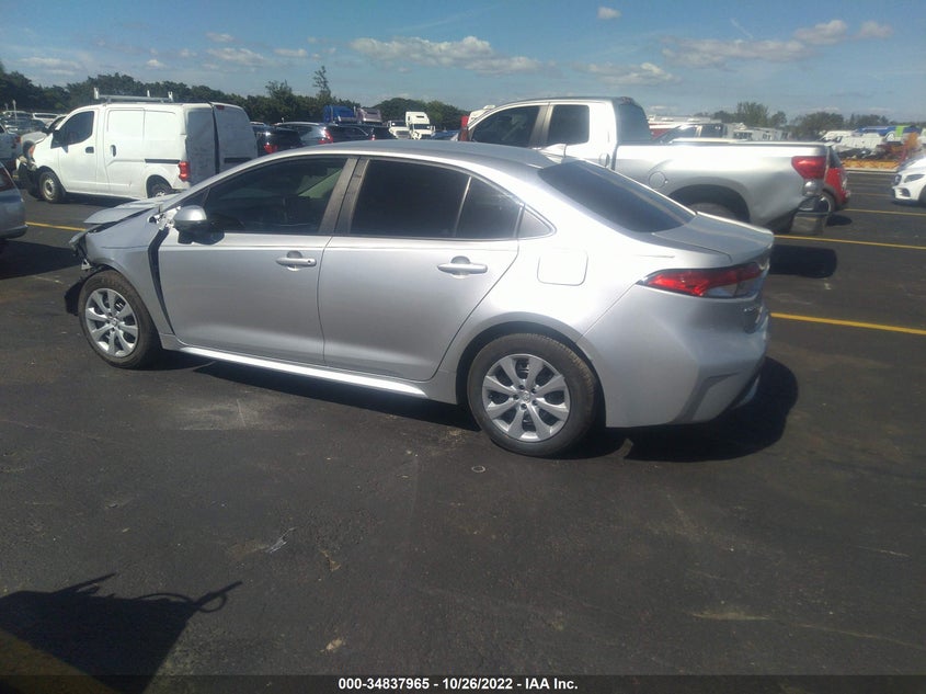 VIN 5YFEPRAE1LP083819 2020 TOYOTA COROLLA LE
