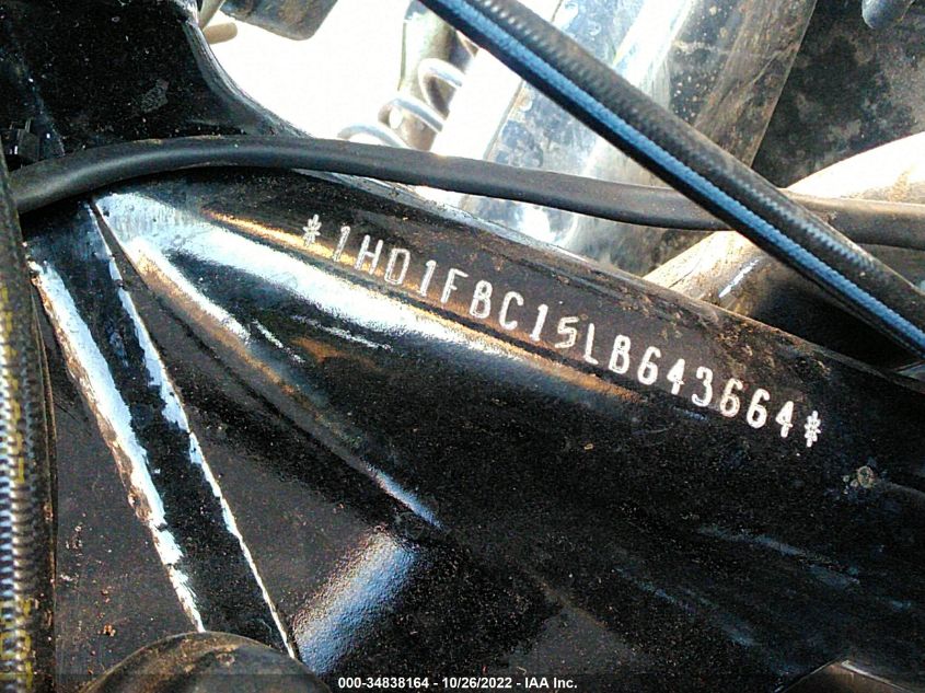 2020 HARLEY-DAVIDSON FLHR - 1HD1FBC15LB643664