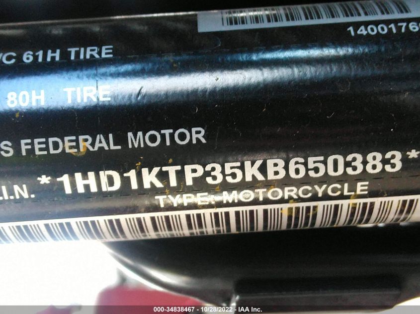 2019 HARLEY-DAVIDSON FLTRXS 1HD1KTP35KB650383