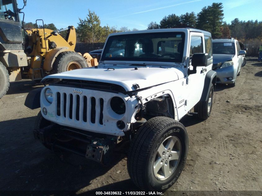 2014 JEEP WRANGLER SPORT 1C4AJWAG5EL315012