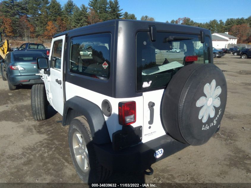 2014 JEEP WRANGLER SPORT 1C4AJWAG5EL315012
