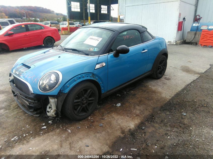 2013 MINI COOPER COUPE S WMWSX3C58DT466578