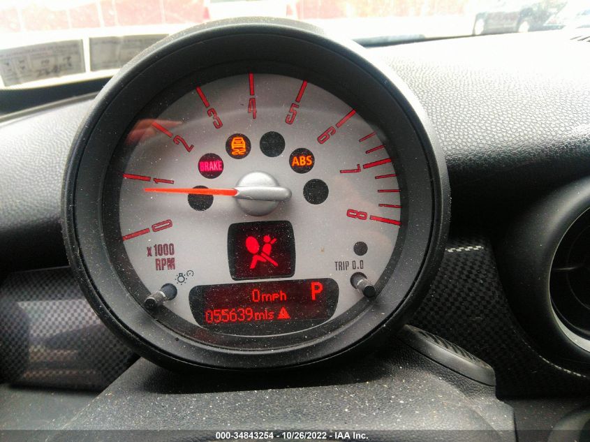 2013 MINI COOPER COUPE S WMWSX3C58DT466578