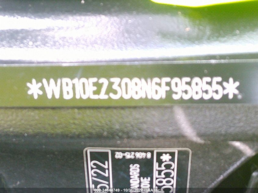 2022 BMW S 1000 RR WB10E2308N6F95855