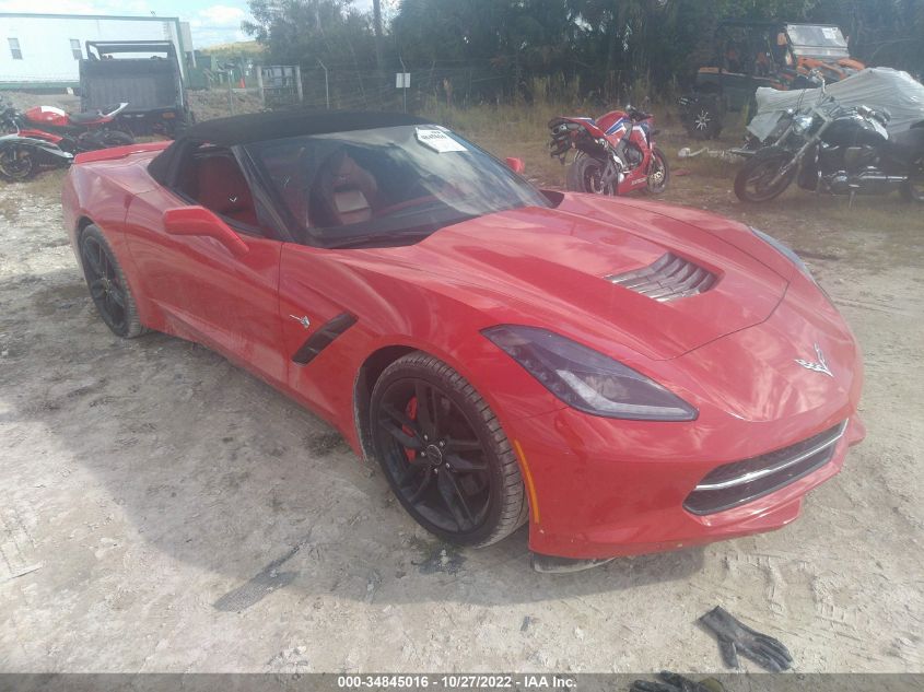2014 CHEVROLET CORVETTE STINGRAY Z51 3LT - 1G1YM3D78E5116274