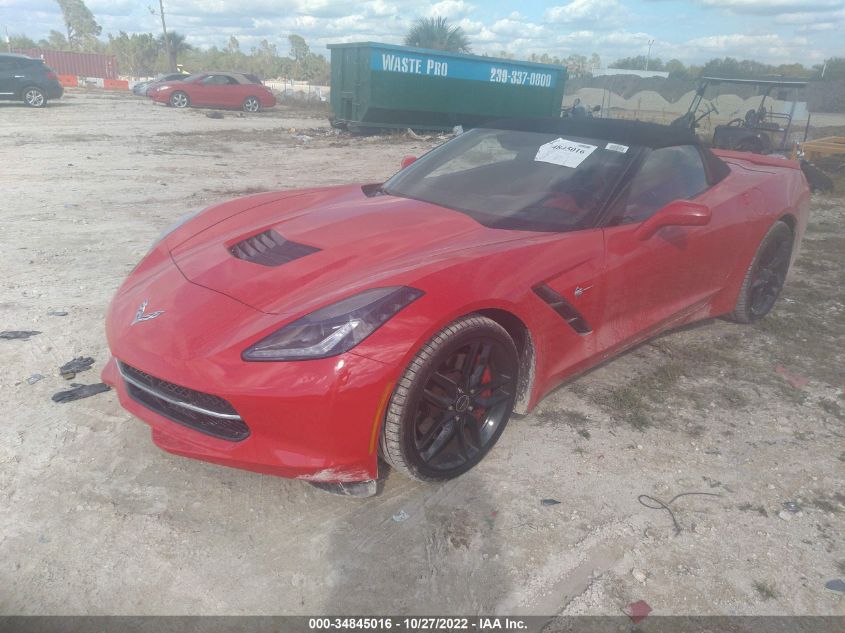 2014 CHEVROLET CORVETTE STINGRAY Z51 3LT 1G1YM3D78E5116274