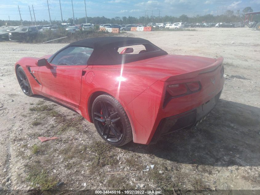 2014 CHEVROLET CORVETTE STINGRAY Z51 3LT 1G1YM3D78E5116274