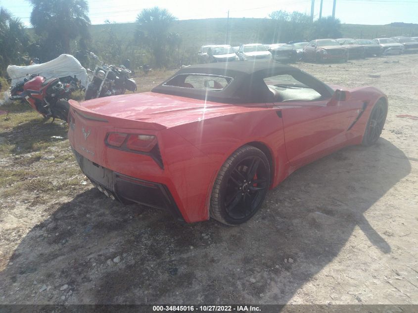 2014 CHEVROLET CORVETTE STINGRAY Z51 3LT 1G1YM3D78E5116274