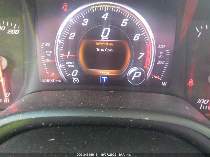 2014 CHEVROLET CORVETTE STINGRAY Z51 3LT 1G1YM3D78E5116274