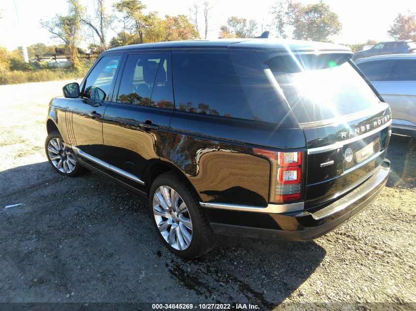 2015 LAND ROVER RANGE ROVER SUPERCHARGED SALGS2TFXFA227308