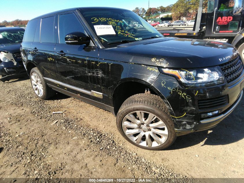 2015 LAND ROVER RANGE ROVER SUPERCHARGED SALGS2TFXFA227308
