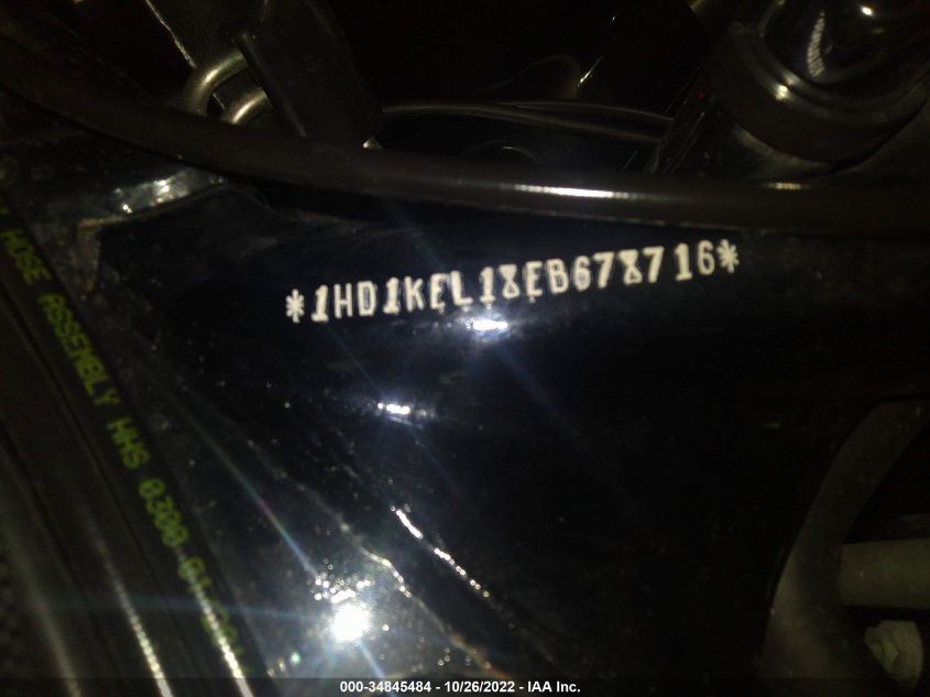 2014 HARLEY-DAVIDSON FLHTK ELECTRA GLIDE ULTRA LTD 1HD1KEL18EB678716