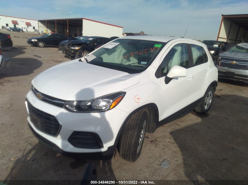 VIN KL7CJKSBXHB219615 2017 CHEVROLET TRAX LS