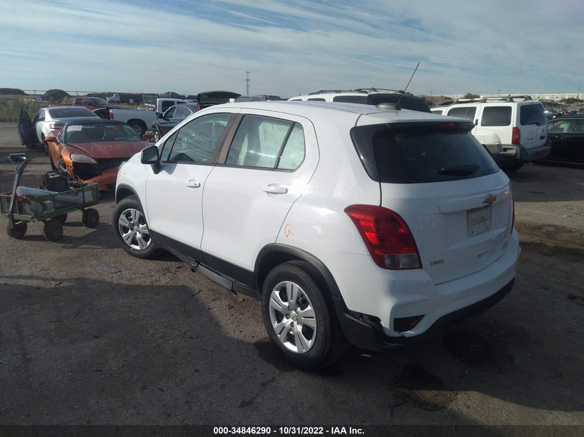 VIN KL7CJKSBXHB219615 2017 CHEVROLET TRAX LS