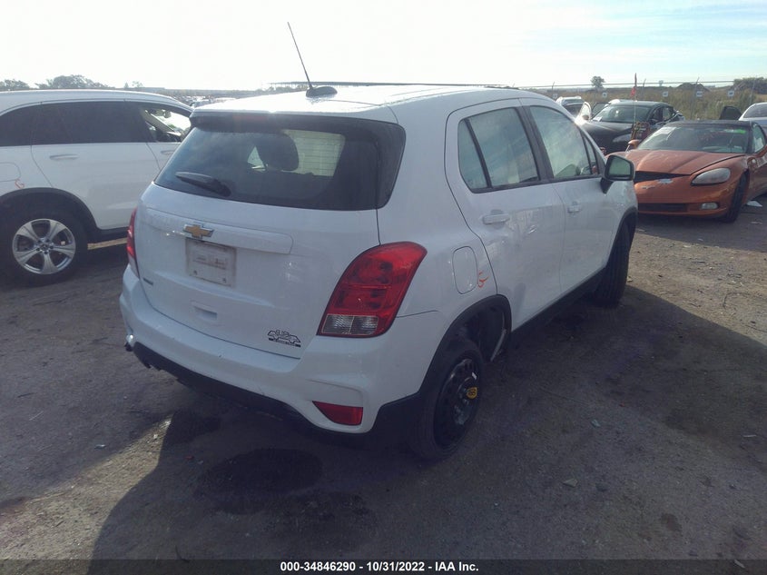 VIN KL7CJKSBXHB219615 2017 CHEVROLET TRAX LS