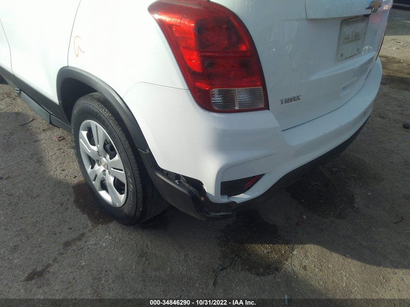 VIN KL7CJKSBXHB219615 2017 CHEVROLET TRAX LS