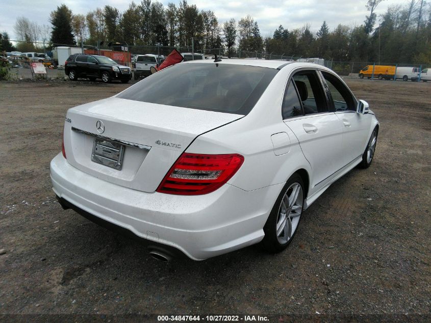 2014 MERCEDES-BENZ C-CLASS C 300 WDDGF8AB7ER316158