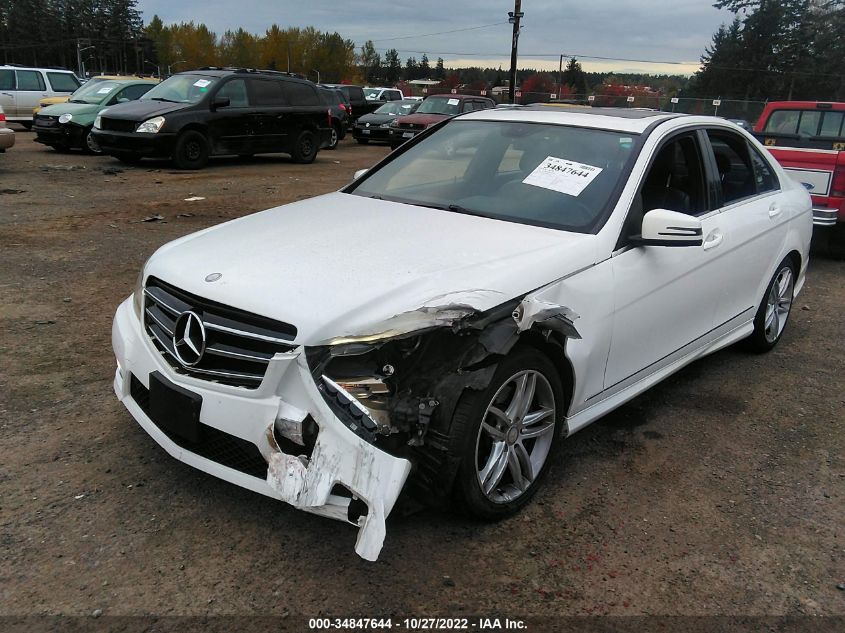 2014 MERCEDES-BENZ C-CLASS C 300 WDDGF8AB7ER316158