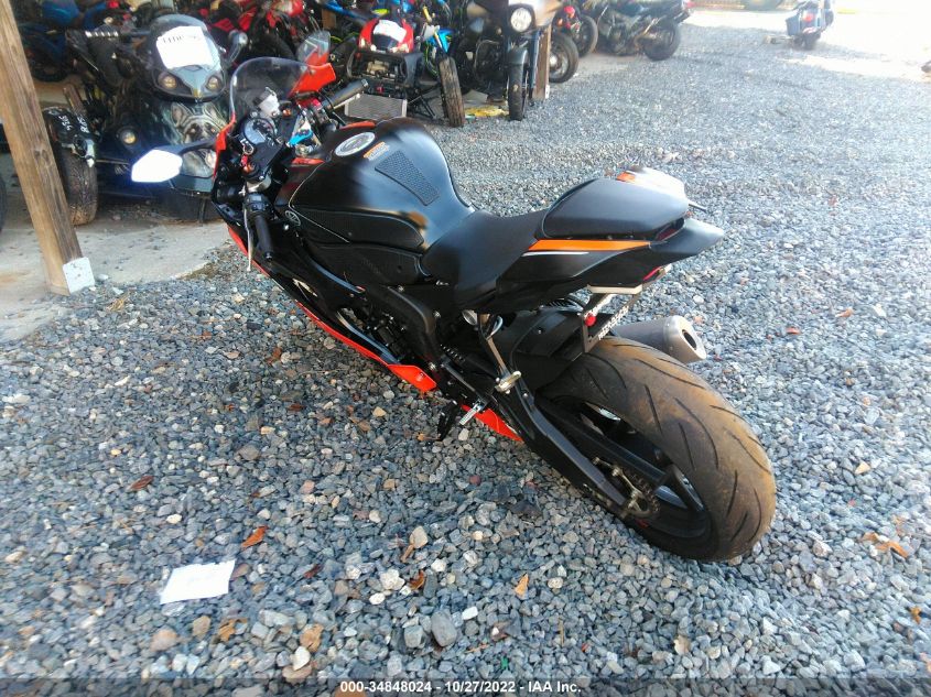 2020 YAMAHA YZFR6 JYARJ28E4LA007544