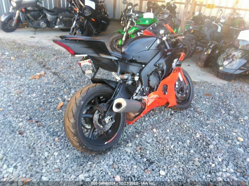 2020 YAMAHA YZFR6 JYARJ28E4LA007544