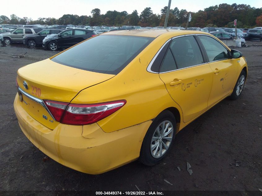2015 TOYOTA CAMRY HYBRID LE/XLE/SE 4T1BD1FKXFU150478