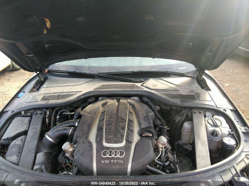2013 AUDI A8 L 4.0L WAUR2AFD5DN011213