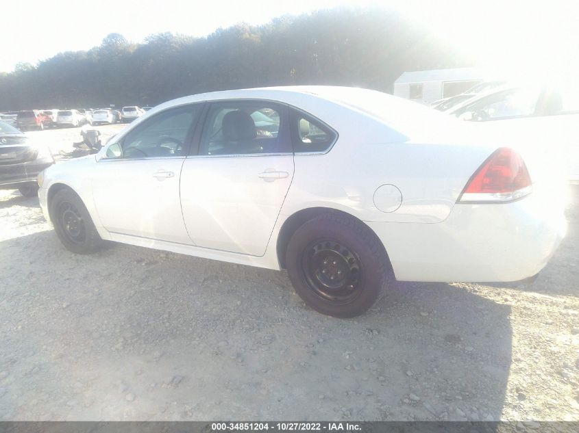 2014 CHEVROLET IMPALA LIMITED POLICE POLICE 2G1WD5E30E1129391