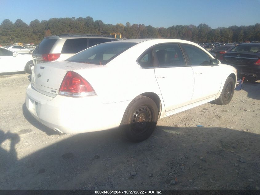 2014 CHEVROLET IMPALA LIMITED POLICE POLICE 2G1WD5E30E1129391