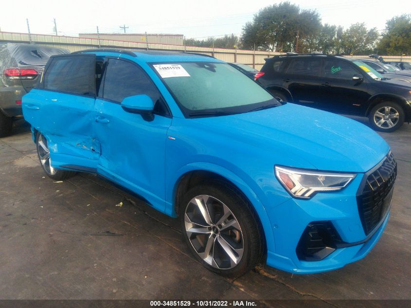 WA1EECF39M1075980 AUDI Q3 S LINE PREMIUM PLUS 2021
