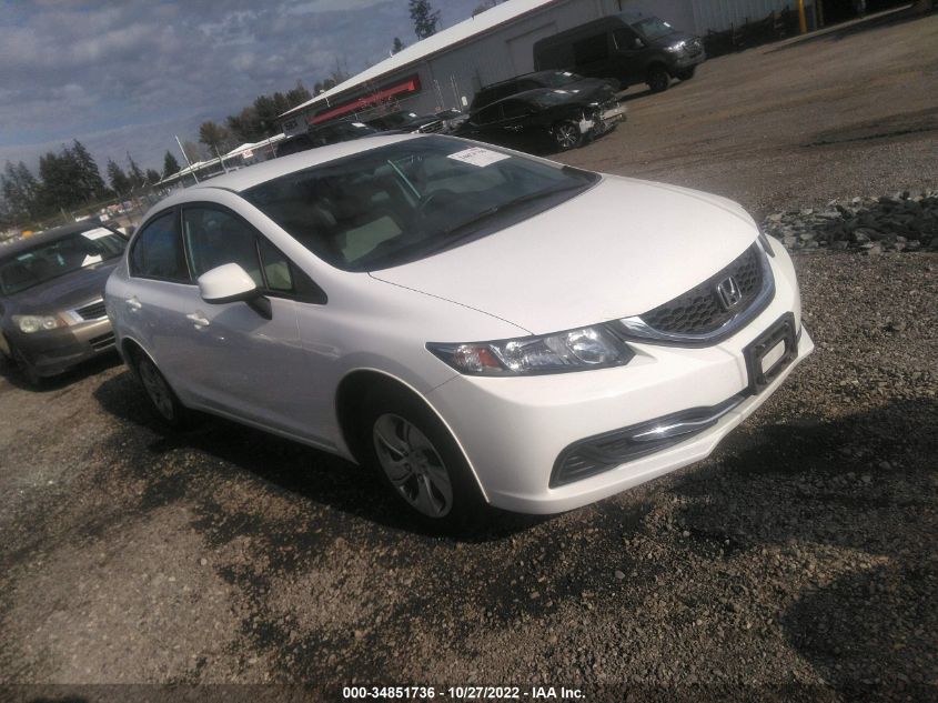 2013 HONDA CIVIC LX - 19XFB2F55DE257428