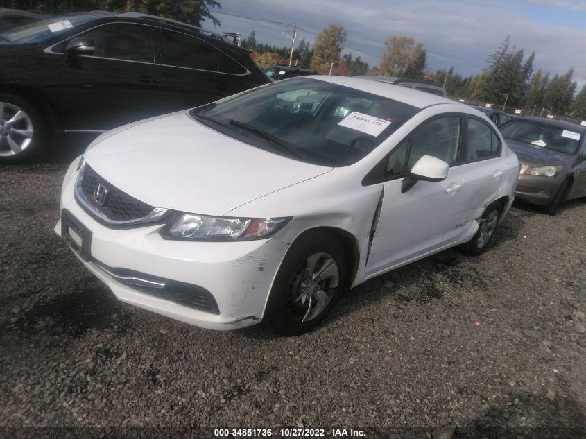2013 HONDA CIVIC LX - 19XFB2F55DE257428