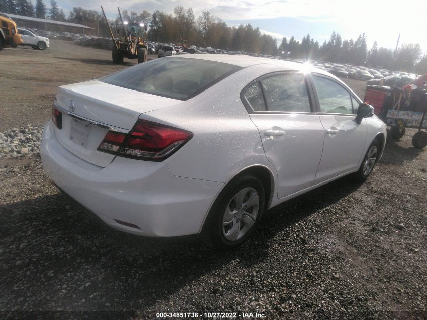 2013 HONDA CIVIC LX - 19XFB2F55DE257428