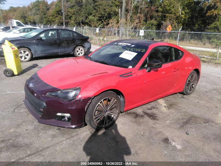 2016 SUBARU BRZ LIMITED JF1ZCAC11G9600806